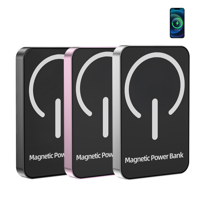 PowerBank 20W 5000mAh 10000mah 5000 10000 Mah Portable Small Size Magnetic Wireless Fast Charge Qi2 Power Banks for Cellphone