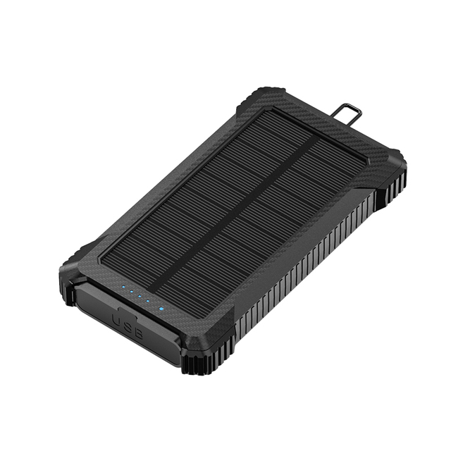 Portable Waterproof Powerbanks 10000 MAh High Capacity 20000mAh Wireless Solar Charger Power Bank