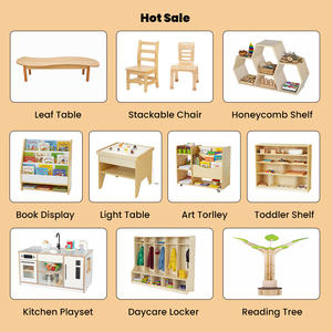 Set furnitur bermain peran dapur kayu Kanada Australia Montessori perlengkapan memasak pura-pura anak prasekolah ruang bermain balita - Product Image 6