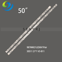 Strip LED TV untuk 50S11 21*1 V3-B11 50F265C 50U3A 50V6EA 50S455 50S451 50P631X1 50P631 50S45 50F265C