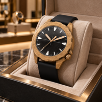 Montre automatique mécanique pour homme, étanche, squelette, en acier inoxydable, lumineuse, pour affaires, vente en gros usine