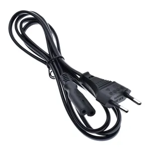 Cable de alimentación de CA para cámara europea a IEC 320 C7, adaptador de carga para Notebook, Cable de extensión de clavija de la figura 8 2 de la UE