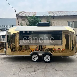 Carrito de Comida Móvil Canche Gold de Acero Inoxidable para Camioneta, Remolque de Comida de 5m - Product Image 1