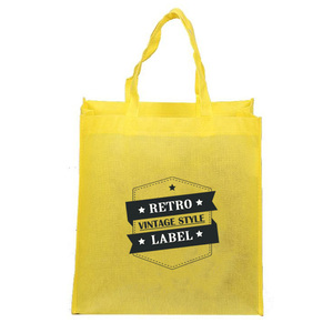 Sacchetto in polipropilene Non tessuto personalizzato eco-friendly medio per uso quotidiano riciclabile Logo dei supermercati impresso per lo Shopping - Product Image 2