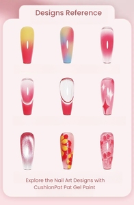 Palette de vernis gel MyBeautyNails sans HEMA ni TPO, 6 à 9 couleurs, pour nail art, gel épais effet ombré - Product Image 5