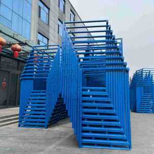 Pallet Racks 2 Layer Blue Carbon Steel Heavy Duty <b>Storage</b> <b>For</b> Garlic Onion Agriculture Logistics Stacking Rack - Product Image 3