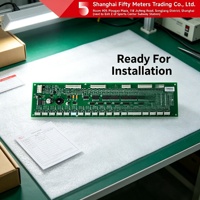 Pièces détachées d'ascenseur à signal stable pour hôtels modernes, carte PCB RS32 DBA26800J1 en métal