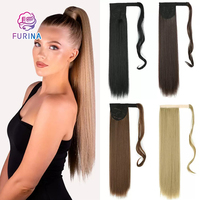 Cheveux synthétiques pour queue de cheval de mode en gros provenant d'usines, perruques Amliy, extensions de cheveux, queues de cheval, perruques