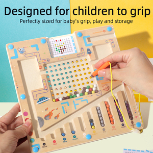 Wholesale Funny <strong>Digital</strong> Maze Board Number Cognitive Toy Educational Counting Matching Maze Board - Product Image 6
