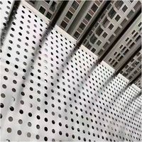Plaque en maille métallique décorative en acier inoxydable, perforée 20x120cm avec trous de 10mm pour écrans, grilles et décoration intérieure - Durable