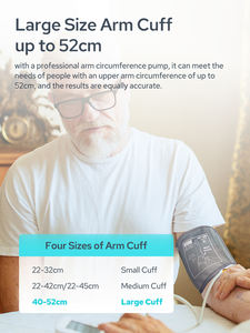 Tensiómetro Digital de Brazo TRANSTEK Plus Size Voice, Monitor de Presión Arterial para Embarazadas y Diabéticos - Product Image 3