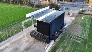 Scène mobile pliable hydraulique S795 pour concerts et spectacles en plein air, semi-remorque de scène mobile extérieure, grande plateforme de performance - Product Image 6