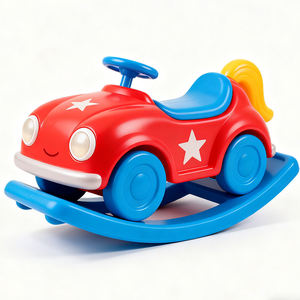 Özel Toddlers hediye emniyet itme denge kurulu oyuncak araç plastik sallanan atlar oyuncak bebek sallanan oyuncak itme kolu ile - Product Image 6