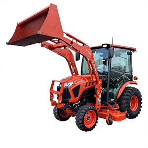 Tracteur compact Kubota LX2610 25HP 4x4 à transmission par engrenages avec chargeur et tondeuse pour usage agricole et jardinage, garantie 2 ans - Product Image 1