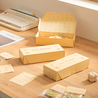 Boîte à dessert en papier avec logo personnalisé pour boulangerie, gâteaux, biscuits, pâtisseries, cupcakes, chocolats, en-cas, vente au détail et emballage alimentaire à emporter