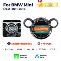 MEKEDE Car-play Android Auto Navegación GPS Snapdragon 665 8 + 128G Car Video Car-play Auto para BMW Mini 2011-2016