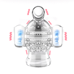 Vente Amazon Vibromasseur Masturbation Gland Trainer Sex <span class=keywords><strong>Ejaculation</strong></span> Delayer 10 moteurs Transparent Gland Vibration Trainer - Product Image 6