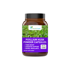 Cápsulas de Polvo de Cáscara de Psyllium Directas de Fábrica con Polvo de Cáscara de Psyllium para Promover la Salud Digestiva - Product Image 1