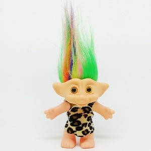 Pelo colorido Ugly Troll Doll Miembros de la familia 80s Magic 10cm Falda alta Ropa Suéteres Papá Mamá Bebé Niño Niña <span class=keywords><strong>Dam</strong></span> Juguete para regalo - Product Image 3