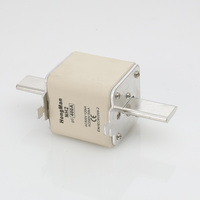 Fusible Industrial de Bajo Voltaje NH2 Tamaño 2, 400A 500V 690V, Fusible de Cuchilla HRC para Sistemas Comerciales de Distribución de Energía Eléctrica