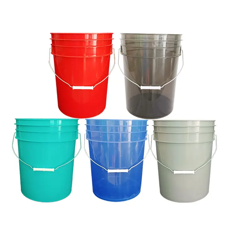 Factory Sales Plastic 5 Gallon Bucket With Seal Screw Lid And Filter Wash Car Bucket Wholesale Outdoor Bucket For Car Washing