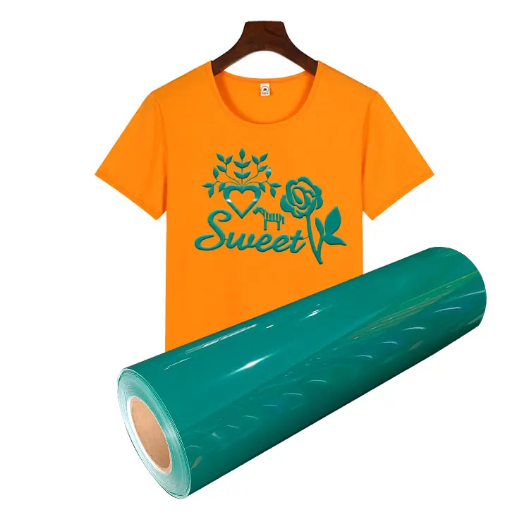 Plancha personalizada Easyweed, goma de silicona elástica, Htv, paquete de 12 colores, camisa de transferencia de calor, vinilo, 30Cm