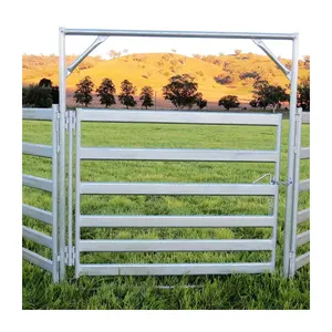 Alta calidad EE. UU. 12 pies Heavy Duty Metal Corral Fence Farm Yard Venta al por mayor Paneles de ganado a granel