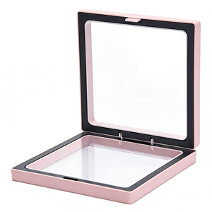 Moderna Caja de Pulseras de Cristal Colgante de Lujo Personalizable para Halloween - Elegante Empaque Cuadrado Ecológico de PE con Cierre de Botón - Product Image 1