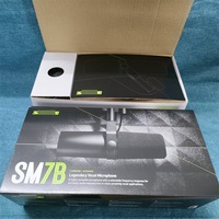 Microphone dynamique filaire cardioïde à condensateur SM7B avec suppression du bruit pour le commerce électronique transfrontalier, diffusion en direct professionnelle sur ordinateur