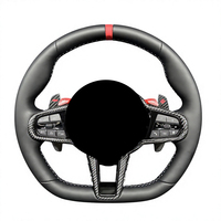 Volant en fibre de carbone à fond plat neuf pour BM/W F07 F18 F15 F16, amélioration personnalisée de l'intérieur