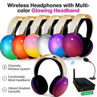 Nouveaux Casques DJ Over-Ear Silent Disco 2026 avec Réduction de Bruit et Longue Autonomie pour Soirées en Club et Voyages