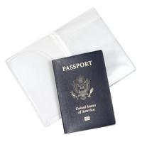 Housse de Passeport en Plastique PVC Transparent et Clair, Personnalisable avec Logo, Haute Qualité, Anti-Salissure et Étanche