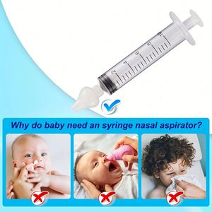 Limpiador Nasal para Bebés, 10 Piezas, con Materiales de Silicona y PP de Grado Alimenticio, Ecológico, No Tóxico, para Aliviar la Rinitis - Product Image 3