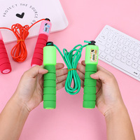 Corde à sauter en plastique pour adultes avec capteur de comptage pour la remise en forme et l'exercice aérobie, écologique, pour un usage domestique