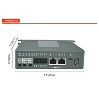 Controlador de Motor Paso a Paso de Doble Eje EtherCAT, Accionamiento de Motor de Bucle Abierto, 16 Entradas, 8 Salidas, Bus de Campo Industrial para Modelos de Control Automatizado
