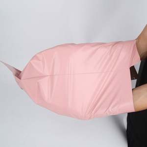 Sacs d'expédition personnalisés pour vêtements, auto-adhésifs, boutique, mat, rose, sacs d'expédition en polyéthylène sans logo - Product Image 2