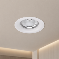 Projecteur LED moderne en aluminium Ra90 Ra92 pour hôtel, 12W-30W COB, 9 pouces, IP42, angle de faisceau de 60°, garantie de 5 ans