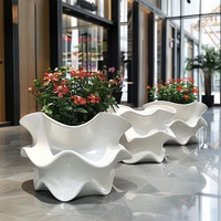 Pots de fleurs pour arbres, Maceteros Grande, Pot de fleurs de luxe, Pots pour plantes, Pots de plantes d'extérieur de grande taille design, Pots