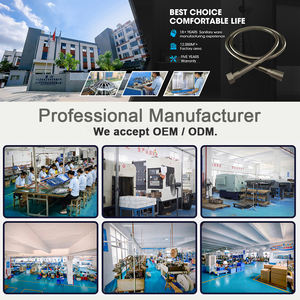 워터마크 SUS 304 브레이디드 호스 스테인리스 스틸 유연한 브레이디드 메탈 호스 세면대 인렛 호스 워터 파이프 - Product Image 4