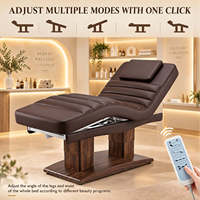 Table de massage électrique pour salon de beauté, spa, clinique, soins du visage, cire, cils et maquillage