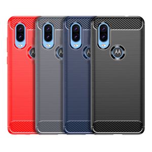 เคสโทรศัพท์มือถือ TPU นิ่มกันกระแทกคาร์บอนไฟเบอร์สำหรับ Motorola One Vision - Product Image 5