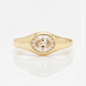 L'anello della proposta dei sogni |   Solitario Personalizzato Placcato Oro 14K, Rendi Splendente il Tuo <span class=keywords><strong>Momento</strong></span> di Sì con i Nostri Gioielli di Diamanti alla Moda - Product Image 1