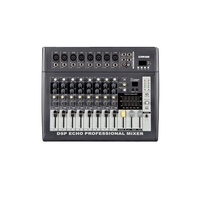 HD-802D 16DSP effets numériques son analogique consoles mélangeur de puissance