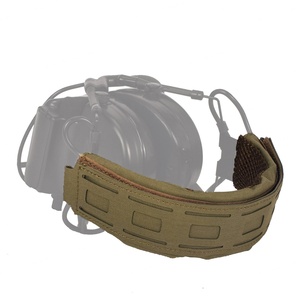 Bandeau d'écouteurs robuste en nylon 1000D, accessoires tactiques de camouflage pour la chasse avec protection auriculaire confortable - Product Image 2