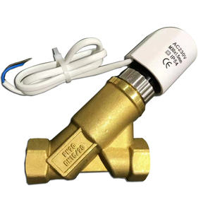 Automatic Electric Two Way Wire Thread Y Type IP 54 <strong>Dynamic</strong> Brass Balancing <strong>Valves</strong> Price - Product Image 1