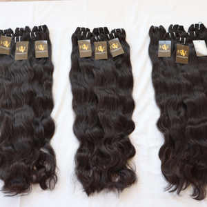 Venta al por mayor brasileño crudo rizado templo pelo Wefted paquetes de alta calidad Indio virgen cabello con onda natural estilo profundo HD encaje - Product Image 1