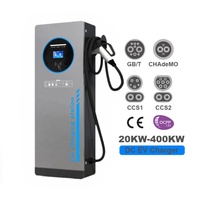 Estación de Carga para Vehículos Eléctricos CHESU de Alta Potencia 30kW 40kW, Montada en el Suelo, Cargador Rápido EVSE Comercial con Sistema de Pago