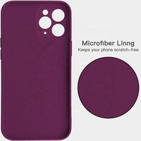 Coque de téléphone carrée en Silicone liquide pour iPhone 15 14 11 13 12 Pro Max Mini X XR XS 7 8 Plus SE 2020 Protection Couverture arrière