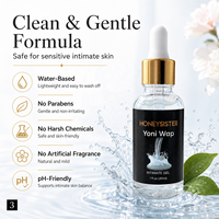 Gel intime Yoni personnalisé sans parabène à base d'eau, pH équilibré, soin féminin