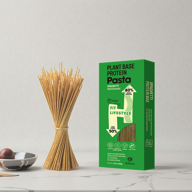 Pea Spaghetti Pasta Vegan Non GMO Kosher High Protein Pasta With Plant Based
